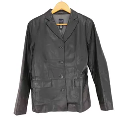 ギャップ Gap GENUINE LEATHER 本革 4Bテーラードジャケット レディース  Mのサムネイル