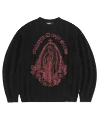 マハグリッド BLESSED MESH KNIT ニット ブラック Lのサムネイル