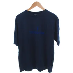 トラサルディ TRUSSARDI Tシャツ 紺 ネイビー 半袖 ブランドロゴ ラウンドネック /TL ■ECG005のサムネイル