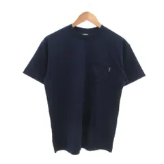 エーグル AIGLE Tシャツ S 紺 ネイビー 胸ポケット クルーネック 半袖 /NU ■ECF006のサムネイル