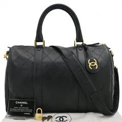【中古】シャネル ビコローレ 2WAY ボストンバッグ ココマーク 旅行鞄 ゴールド金具 Aランク ch96223ccのサムネイル