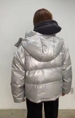 GYDA ROUNDTRIP hoodie ブルゾン ダウン シルバー - メルカリ