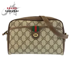 GUCCI グッチ ヴィンテージ シェリーライン ベージュ GGスプリームキャンバス 116 02 089 ショルダーバッグ ポシェット レディース 602275【中古】