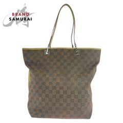 GUCCI グッチ GGスプリーム トートバッグ PVC レザー ベージュ - メルカリ
