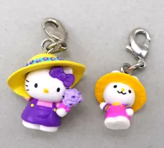 【中古】ぬいぐるみマスコット・ぬいぐるみバッジ ハローキティ(ラベンダー) ファスナーマスコット 「サンリオキャラクターズ」 北海道限定