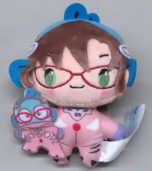 【中古】ぬいぐるみマスコット・ぬいぐるみバッジ 真希波・マリ・イラストリアス×ハンギョドン マスコット(EX) 「エヴァンゲリオン×サンリオキャラクターズ」のサムネイル