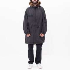 美品 サイズ1 25AW COMOLI ペーパーレザーフーデッドコート - メルカリ