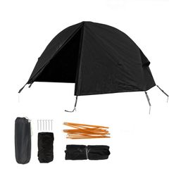 新品￥28,000ソロテント1～2人用カーキ120×210×100cmキャンプ緑