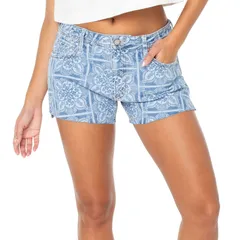 ロキシー レディース ボトムス ハーフパンツ・ショーツ Roxy Womens Golden Waveshort Blue ブルーのサムネイル