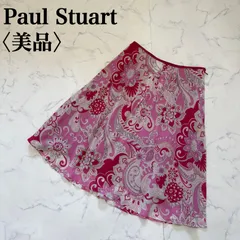 【Paul Stuart】ポールスチュアート ペイズリー柄 スカート サイズ 6 MR-4のサムネイル