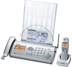 【中古】「非常に良い」パナソニック おたっくす デジタルコードレスFAX 子機1台付き シルバー KX-PW503DL-Sのサムネイル
