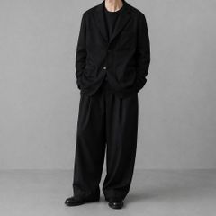 SOPHNET.｜Wool Jersey No Collar Jacket（L） - メルカリ