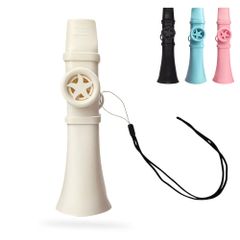 Brand New DEVENTORZ Kazoo - Lightweight Design, Beginner-Friendly, Suitable for Adults and Children, with Strap, Washable, Compatible with Guitar, Piano, Ukulele, Wind Instrument, Accompaniment, Solo Playing, Musical Toy (White)