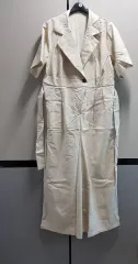 新品) 77 160以下 ワイド リネン オールインワンのサムネイル