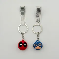 MARVEL ICON BALL KEYRING デッドプール キャプテンアメリカ 2種セットのサムネイル