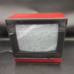 NEC カラーテレビジョン受信機 C-15z12v 赤色ブラウン管テレビ - メルカリ