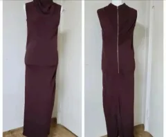RICK OWENS リックオウエンス 正規品 ドレープ(ドレープ)KARA（カラ） ロング丈ワンピース / 42 / 新品 コンディションのサムネイル