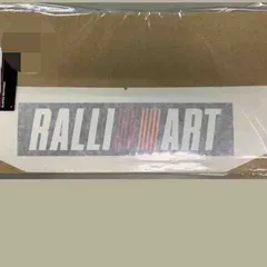 三菱 MITSUBISHI 未使用 新品 純正 ランサー エボリューション V / VI CP9A トミーマキネン仕様 「RALLIART」 デカール サイドデカール タイヤ バンパー 検索 マフラー 希少のサムネイル
