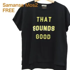 Samansa Mos2 Tシャツ ブラック 黒 F フリーサイズ 夏 アウトドア サマンサ モスモス #26-0122のサムネイル
