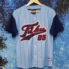 FUBU ユニフォーム XXL 水色/ネイビー b-boy ユニフォーム - メルカリ