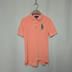 POLO ユニセックス キッズ ビックポニー 半袖 ピケTシャツ 8(S)のサムネイル