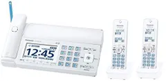 【中古】「非常に良い」パナソニック おたっくす デジタルコードレスFAX 子機2台付き 迷惑電話対策機能搭載 ホワイト KX-PZ720DW-Wのサムネイル