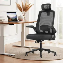 特価 (グレー) 静音キャスター 調節ヘッドレスト 調節可能腰サポート pcチェア 150kg耐荷重 疲れにくい 在宅ワーク ゲーミングチェア パソコンチェア 勉強椅子 フットレスト付き リクライニング ハイバック メッシュ オフィスチェア オフィスチェア デのサムネイル