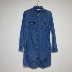 リーバイス デニム シャツワンピース mのサムネイル