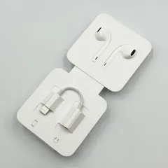 Apple  純正 有線イヤホン&変換アダプターセット【24時間以内発送･未使用品✨️】