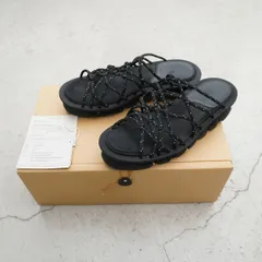 Hender Scheme エンダースキーマ nk-s-rps rope sandal ロープ サンダル シューズ 黒 3899Q♪のサムネイル