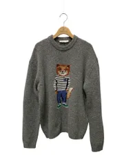 メゾンキツネ DRESSED FOX INTARSIA JUMPER NM00809KH0002 セーター M グレー IT72D63KDQHCのサムネイル