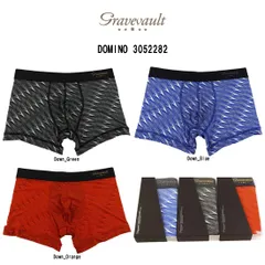 (FINAL SALE)gravevault(グレイブボールト)ショート ボクサーパンツ メンズ 下着  DOMINO 3052282のサムネイル