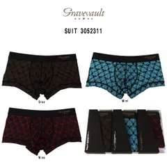 (SALE)gravevault(グレイブボールト)ローライズ ボクサーパンツ メンズ 下着  SUIT 3052311のサムネイル