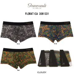 (SALE)gravevault(グレイブボールト)ローライズ ボクサーパンツ メンズ 下着 コラボ CLOUDY FLORATICA 3061331のサムネイル