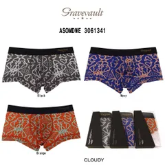 (SALE)gravevault(グレイブボールト)ローライズ ボクサーパンツ メンズ 下着 コラボ CLOUDY ASOMDWE 3061341のサムネイル