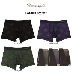 (SALE)gravevault(グレイブボールト)ボクサーパンツ ショート 前閉じ ナイロン 日本製 メンズ 男性用 下着 LANDMARK 3052372のサムネイル