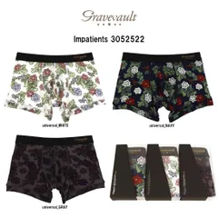 (SALE)gravevault(グレイブボールト)ボクサーパンツ ショート 前閉じ ナイロン 日本製 ラグジュアリー ギフト メンズ 男性用 下着 Impatients 3052522のサムネイル