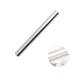 Brand new Mirhua rolling pin. Easy to clean kitchen utensil, suitable for baking dumplings, cakes, noodles, bread, etc. Stainless steel rolling pin, suitable for udon, pies, and other doughs. Suitable for thick, sticky doughs and bread (approx. 25.4cm in length).