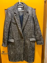 Y【Y12-20】◇ ISABEL MARANT ETOILE    サイズ34    コート　黒色白色　レディースのサムネイル