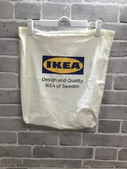 【V7-77】◇   IKEA   トートバッグ　白色のサムネイル