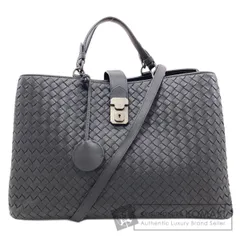 BOTTEGA VENETA ボッテガヴェネタ ローマバッグ イントレチャート 2WAY トートバッグ カーフ レディース [中古]