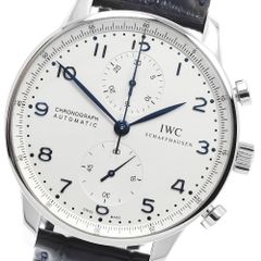 美品】IWCポルトギーゼクロノグラフIW371446青針自動巻ベルト3本 