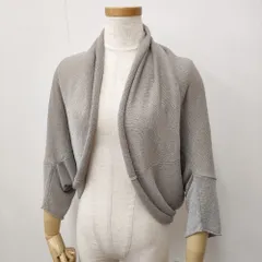evam eva lily yarn bolero リリーヤーンボレロ リネンナイロン 羽織り E231K209 カーディガン 23SS グレー レディース エヴァムエヴァ【中古】6-0612M♪のサムネイル