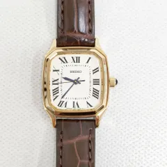 SEIKO/THE SHINZONE コラボレーションウォッチ classic model two edition2 腕時計 Dブラウン ゴールド レディース セイコー/シンゾーン【中古】6-0612G♪のサムネイル