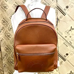 コールハーン リュック バックパック パンチングロゴ 革 茶 旅行 ビジネス GE283のサムネイル