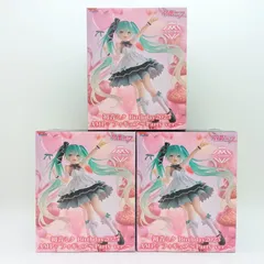【未開封】初音ミク フィギュア 3体セット まとめ売り タイトー Birthday2025 AMP+ Party ver. プライズ 景品 ボーカロイド C-15-5