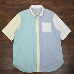 ST John'S BAY　セントジョンズベイ　古着　クレイジーパターン　半袖　シャツ　アメカジ　XLサイズのサムネイル