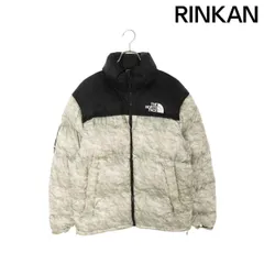 シュプリーム ×ノースフェイス THE NORTH FACE  19AW  Paper Print Nuptse Jacket ペーパープリントヌプシダウンジャケット メンズ Mのサムネイル