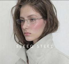 SHISHIKUI Square eye CLEAR PINK 金子眼鏡 メガネ - メルカリ
