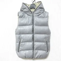 美品 DUVETICA デュベティカ FEBEDUE Wool ダウンベスト サイズ42 グレー レディース 古着 中古 USEDのサムネイル